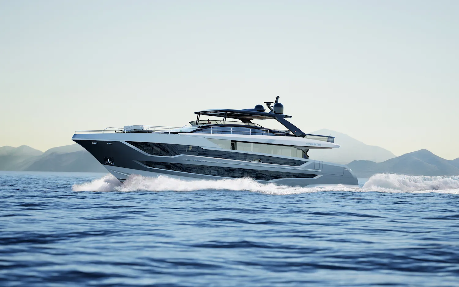 Pearl Yachts Introduces 30m Pearl 100 Hybrid with E-Motion Pearl Yachts Introduces 30m Pearl 100 Hybrid with E-Motion